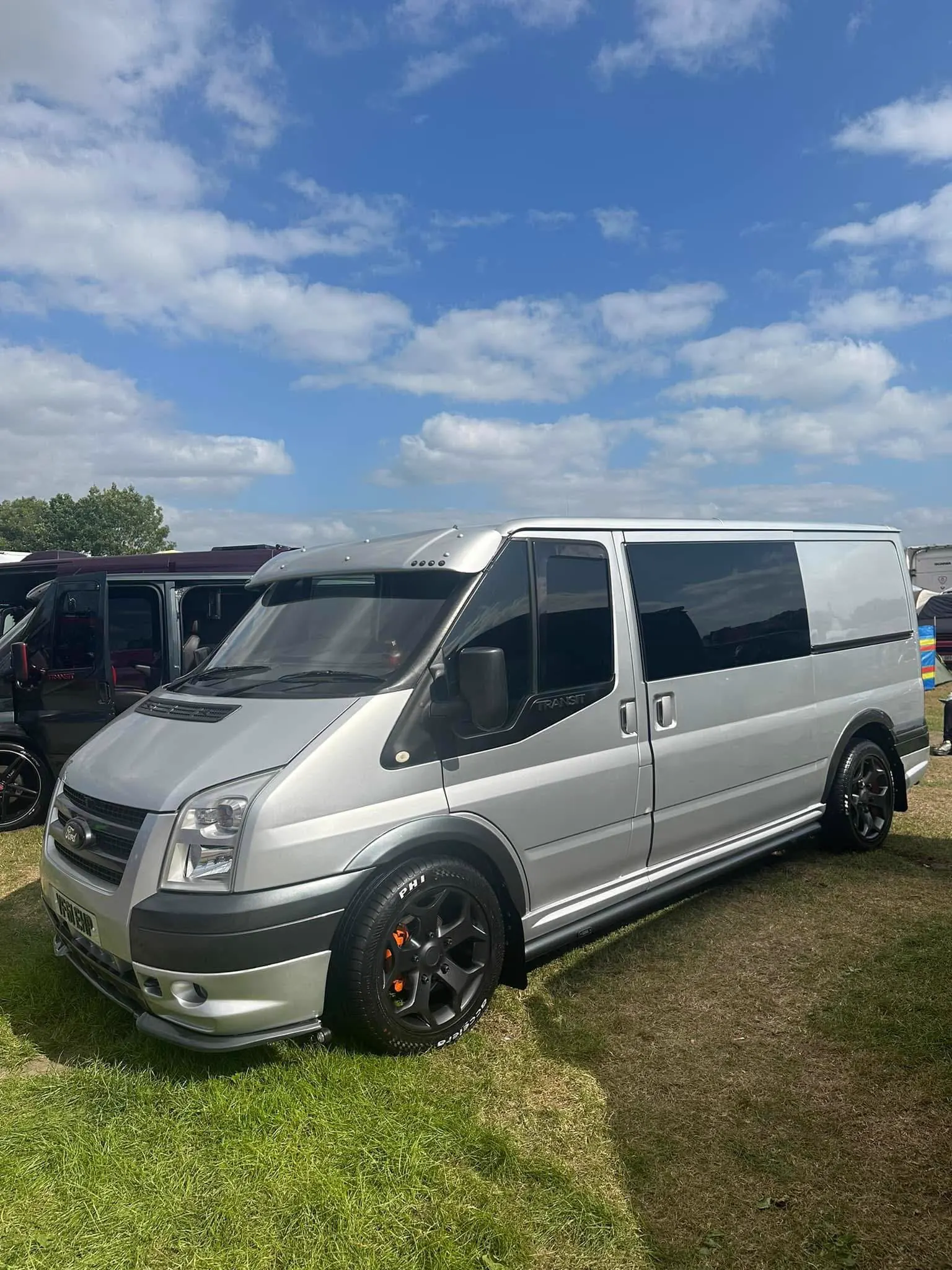 Ford Transit MK7 finished in Moondust Silver