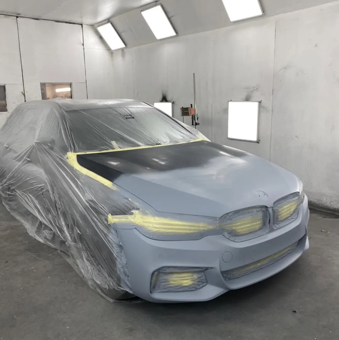 BMW bodywork stripped and prepared before painting