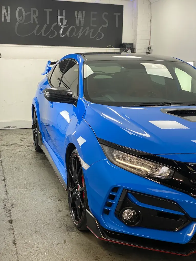 Honda Civic Type R with professionally tinted windows