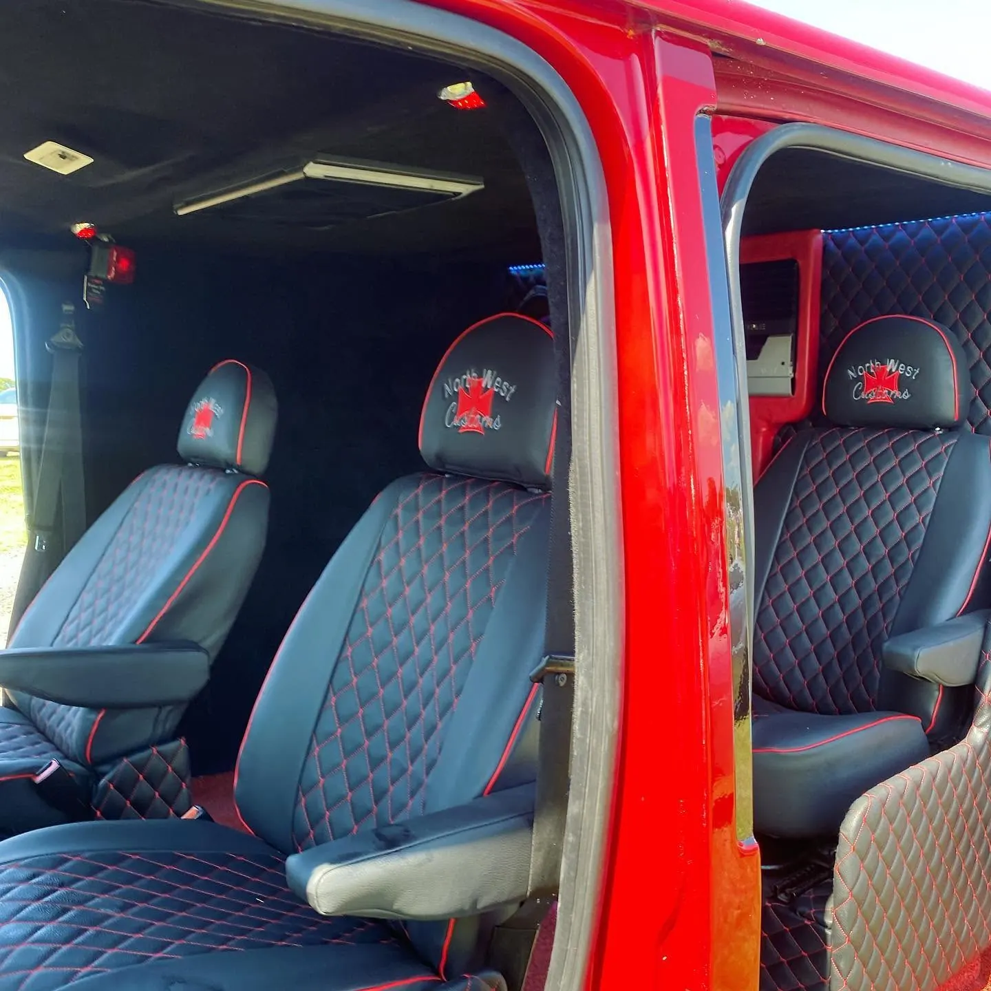 Fully detailed custom van interior